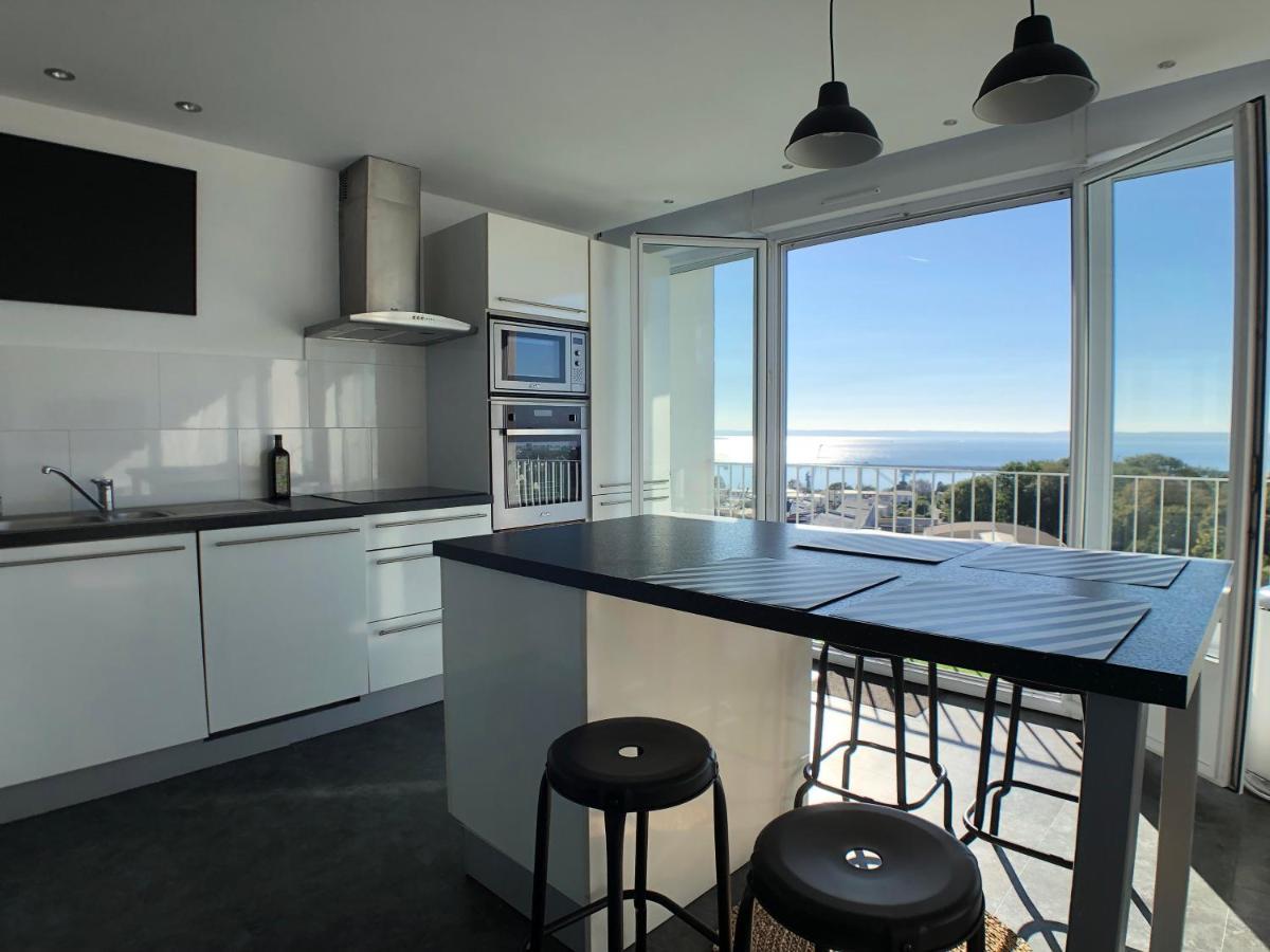 Superbe Appartement Avec Une Vue Mer Panoramique Brest Exterior photo